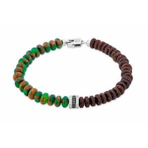 NEW TATEOSSIAN unisex nepal gear trio bracelet in multi